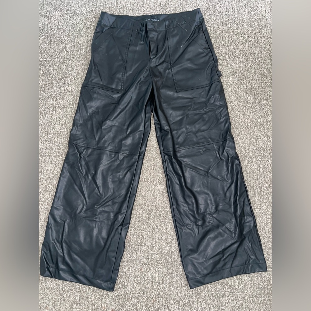 Faux Leather Pants